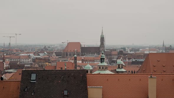 Panoramic View of Nuremberg Germany