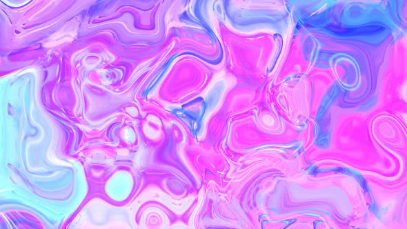 Abstract colorful trendy liquid wavy background.