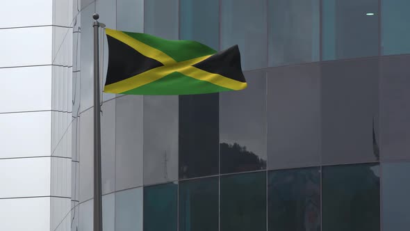 Jamaica Flag Background 4K