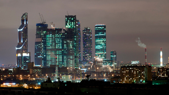 Moscow City Time Lapse