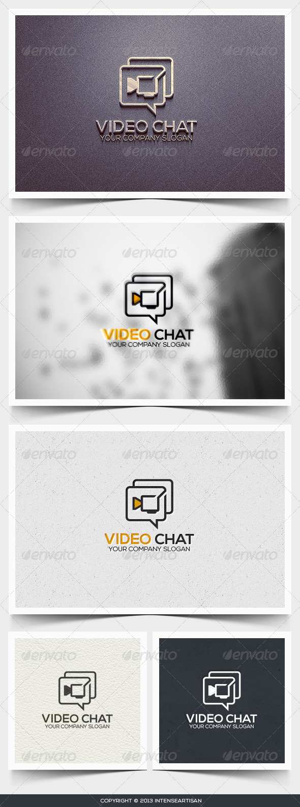 Video Chat Logo Template