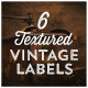 Textured Vintage Labels - GraphicRiver Item for Sale
