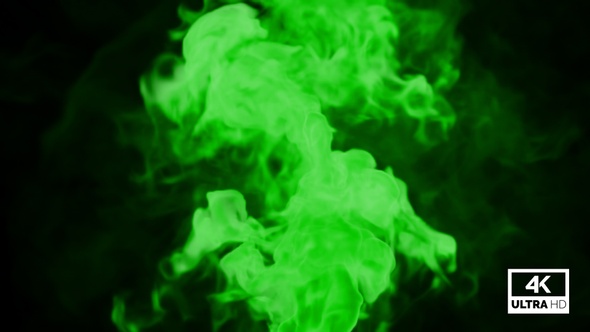 Realistic Green Smoke Rising alt