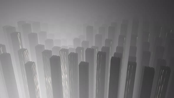 Abstract Background. Animation of 3D Cubes