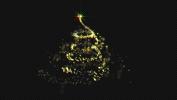 Magic Christmas Particles Tree alt