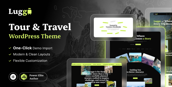Luggo - Tour and Travel Agency WordPress Theme