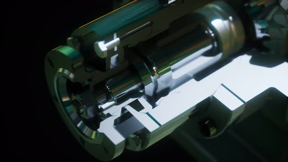 Metal Closeup Gear Box