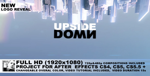 Upside Down City Logo Reveal