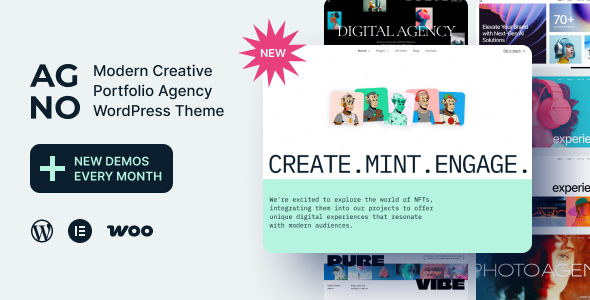 Agno – Creative Portfolio Agency WordPress Theme