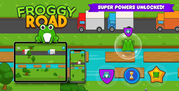 Froggy Road - HTML5 Game