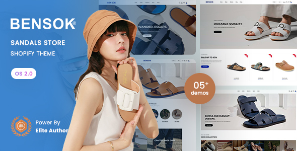 Bensok - Sandals Store Shopify 2.0 Theme