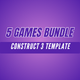 Ultimate Casual Games Bundle – 5 Complete Templates (Construct 3) - CodeCanyon Item for Sale