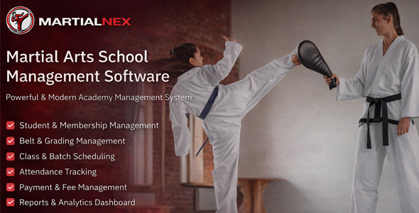 Martial Arts Academy Management Software