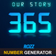 Number Generator Glitch Digits - VideoHive Item for Sale