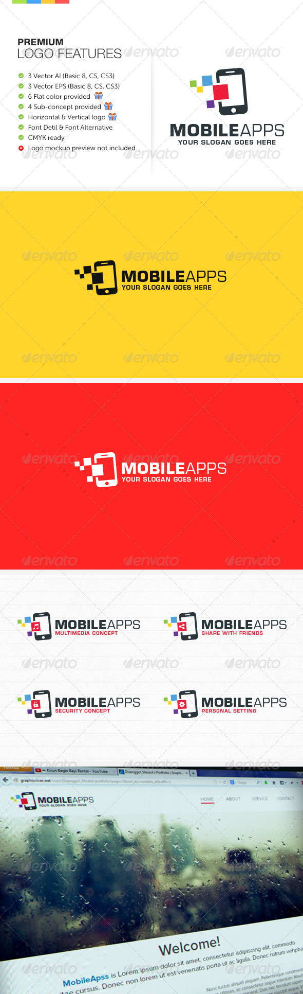 Mobile Apps Logo