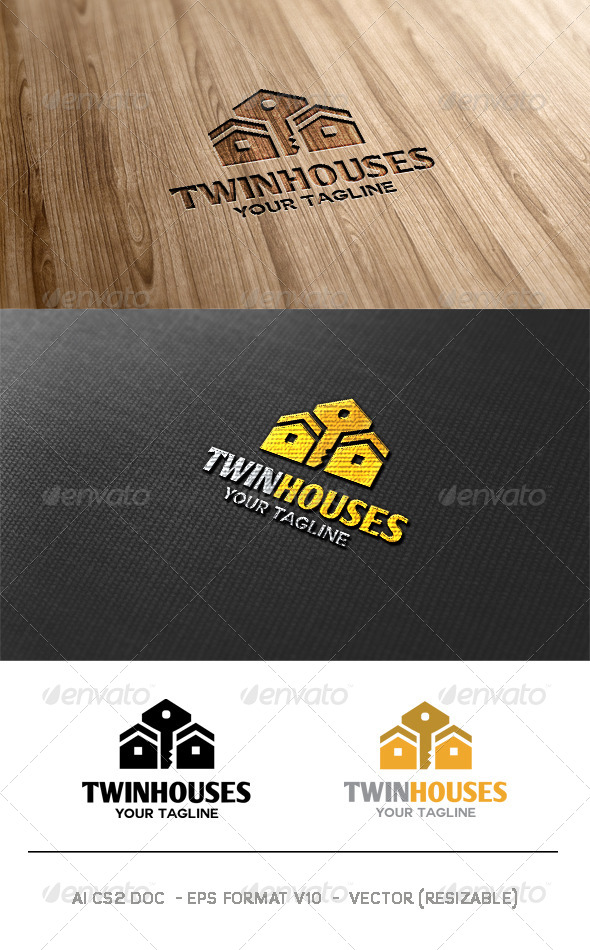 Twin Houses Logo