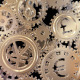 Golden Gears With Money Signs - VideoHive Item for Sale
