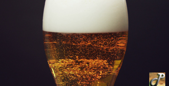 Beer Settling In Glass