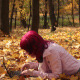 Young Girl with Laptop in Park - VideoHive Item for Sale