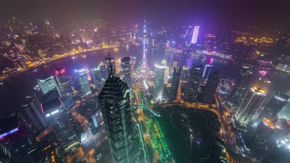 Time lapse of Shangahi cityscape, China