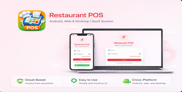 Restaurant POS SaaS – Complete Android, Web & Desktop POS System