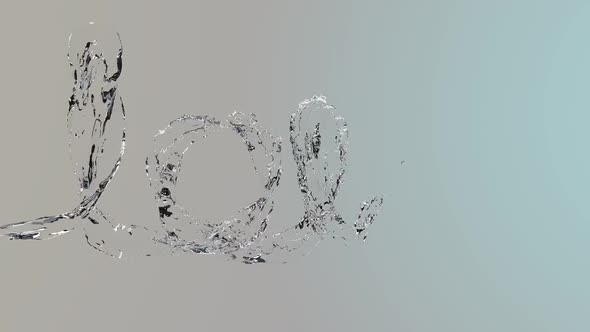 Water Jets Form The Word Love alt