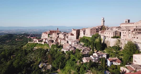 Montepulciano at Sunset