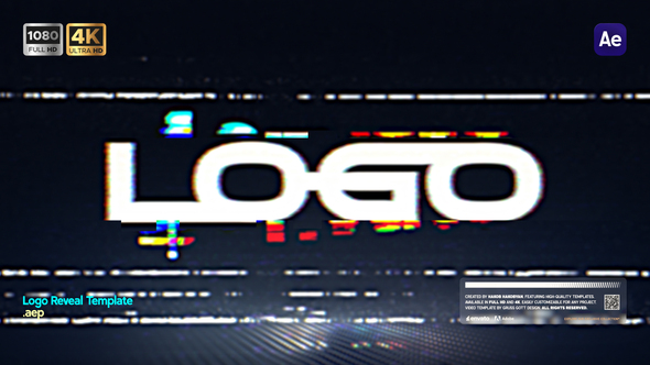 Glitch VHS Logo