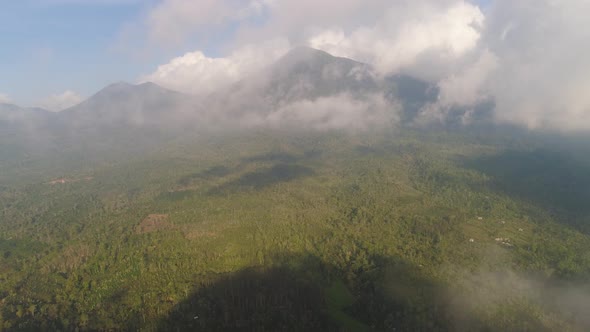 Farmlands and Village Bali, Indonesia