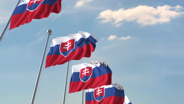 Many Waving Flags of Slovakia