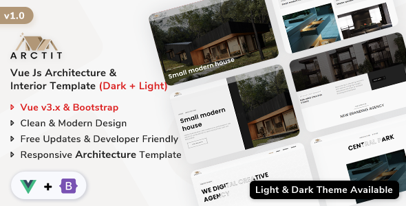 Arctit - Vue Js Architecture & Interior Template