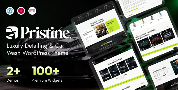 Pristine – Luxury Detailing & Car Wash WordPress Theme