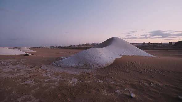 Landscapes Of The White Desert In Bahariya