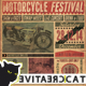 Vintage Motorcycle Flyer/Poster Vol. 8 - GraphicRiver Item for Sale