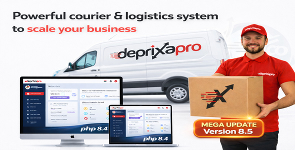 Deprixa Pro — PHP Courier & Logistics Platform | Shipping, Tracking, WhatsApp API