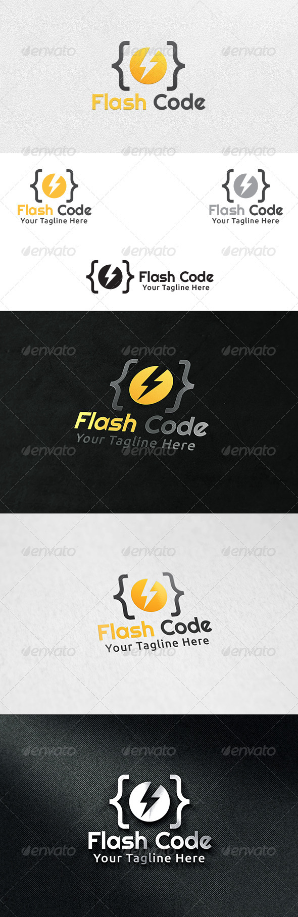 Code Flash - Logo Template
