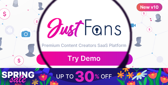 JustFans - Premium Content Creators SaaS platform