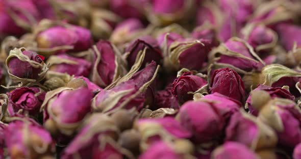 Dry rose tea