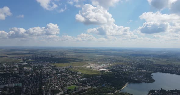 Residential Area And Its Infrastructure From A Bird's Eye View