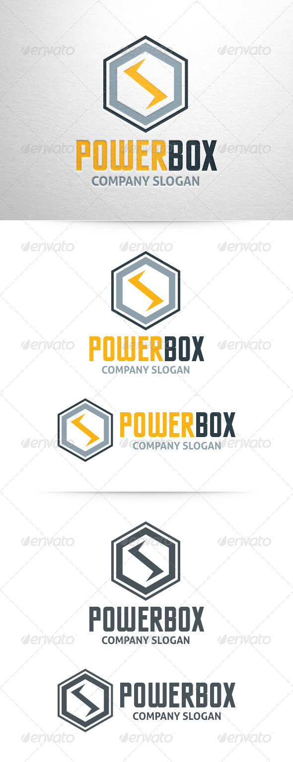 Power Box Logo Template