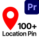 Animated Location Map Pins - VideoHive Item for Sale