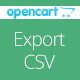 Opencart Export csv Option Vqmod - CodeCanyon Item for Sale