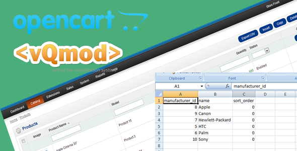 Opencart Export csv Option Vqmod