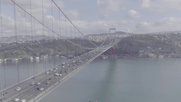 Bosphorus Bridge and traffic