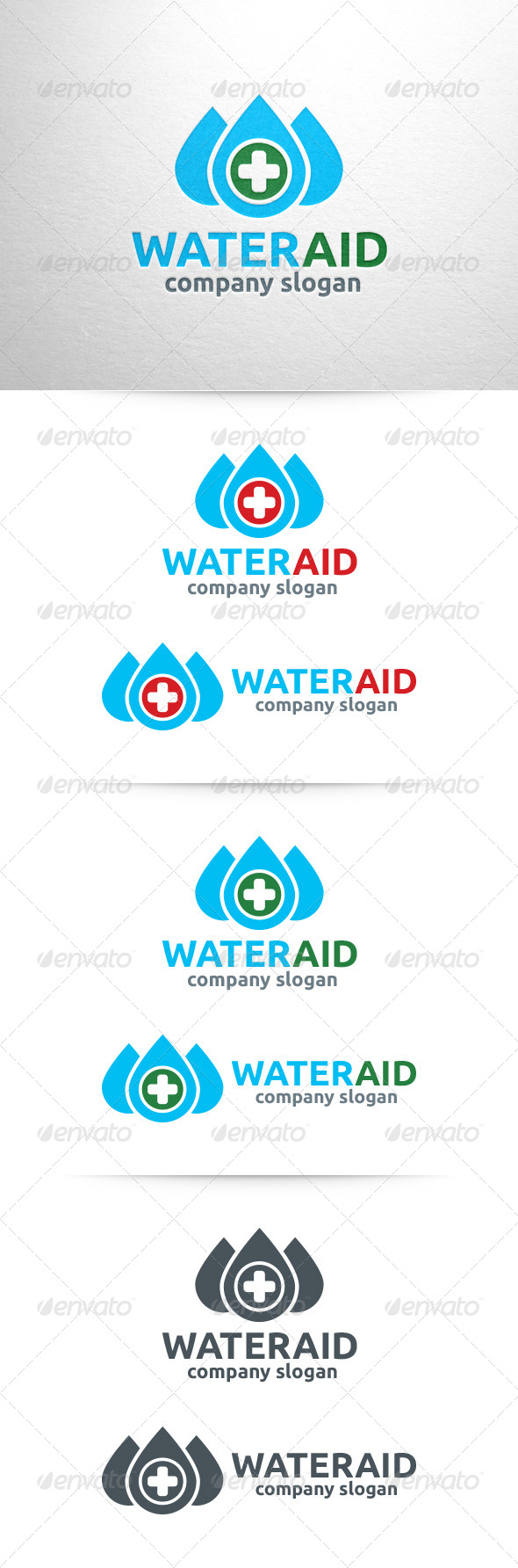 Water Aid Logo Template