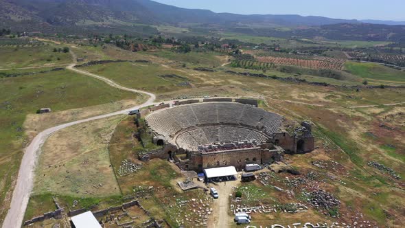 Ancient ruins of Hierapolis Pamukkale - Turkey