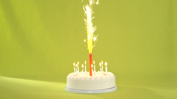 Looping Sparkler on Tart