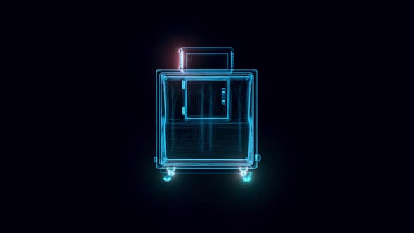 Icebox Machine Hologram 4K