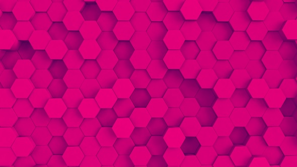 Hexagonal Background Pink
