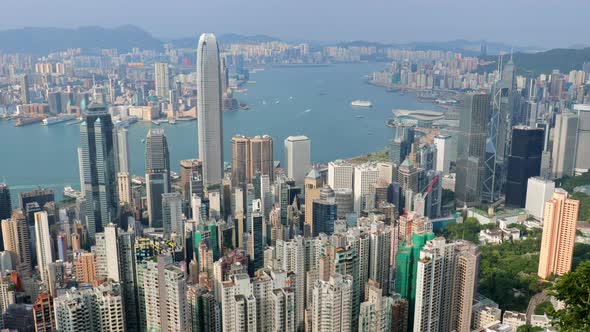 Skyline in Hong Kong